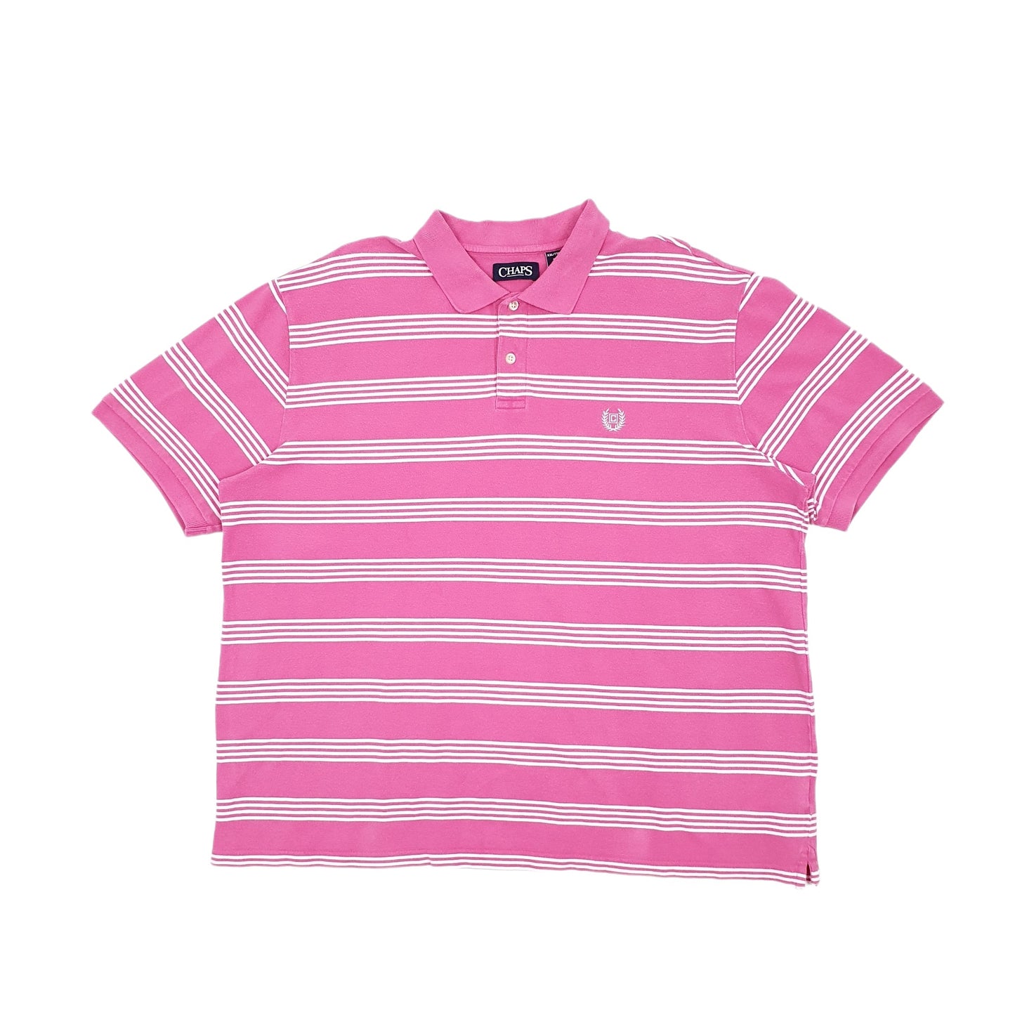 Chaps Short Sleeve Polo Shirt Pink