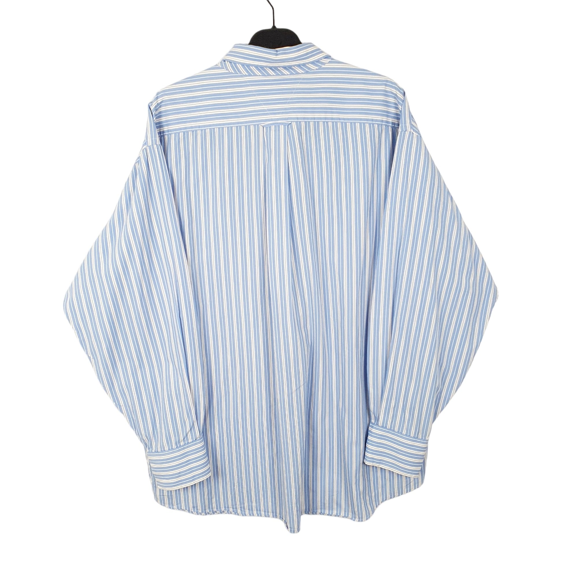 Tommy Hilfiger Lifetime collar TLC Long Sleeve Regular Fit Striped Shirt Blue