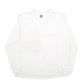 Womens White Fila Spellout Crewneck Jumper