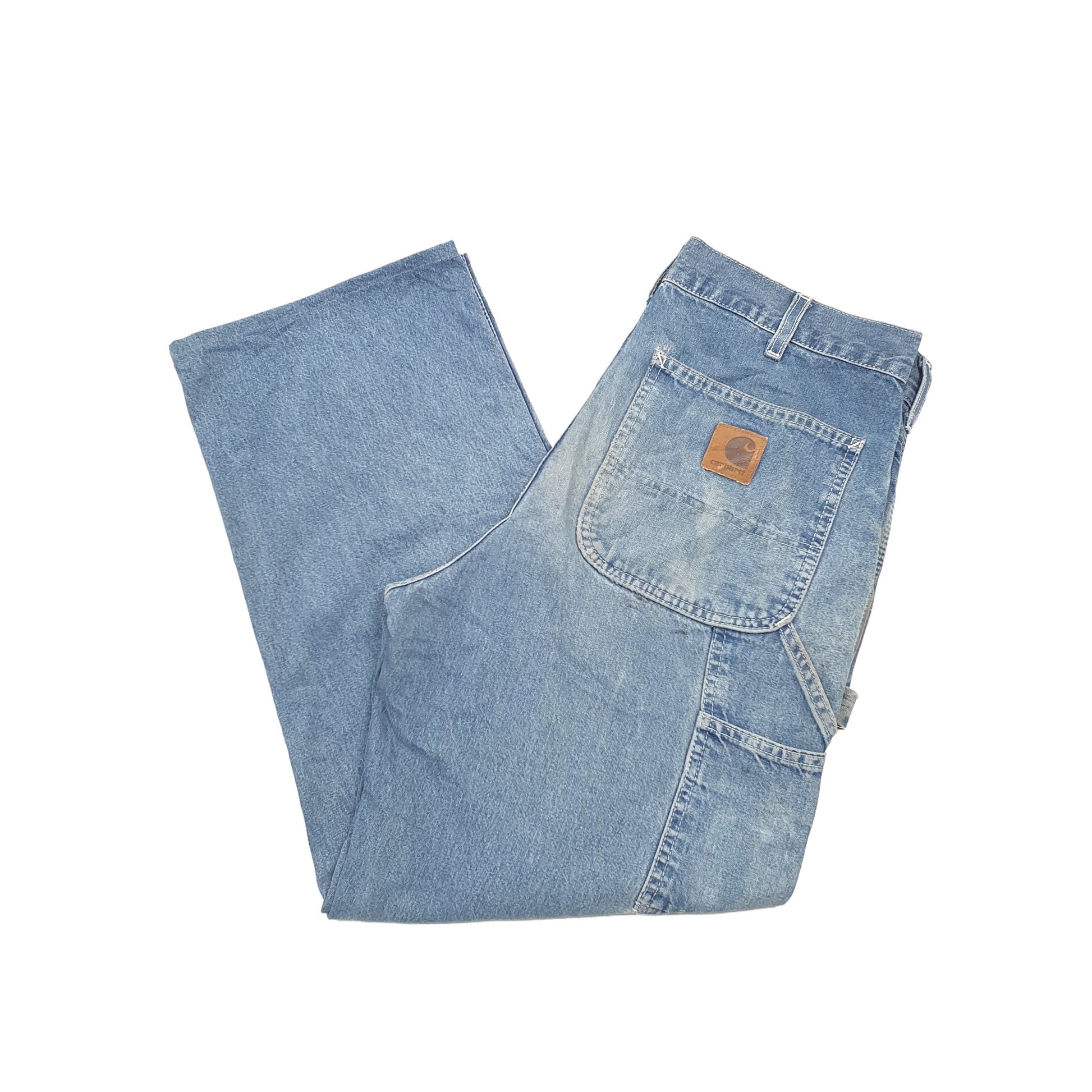 Carhartt Casual Loose Fit Carpenter Jeans W32 L27 Blue