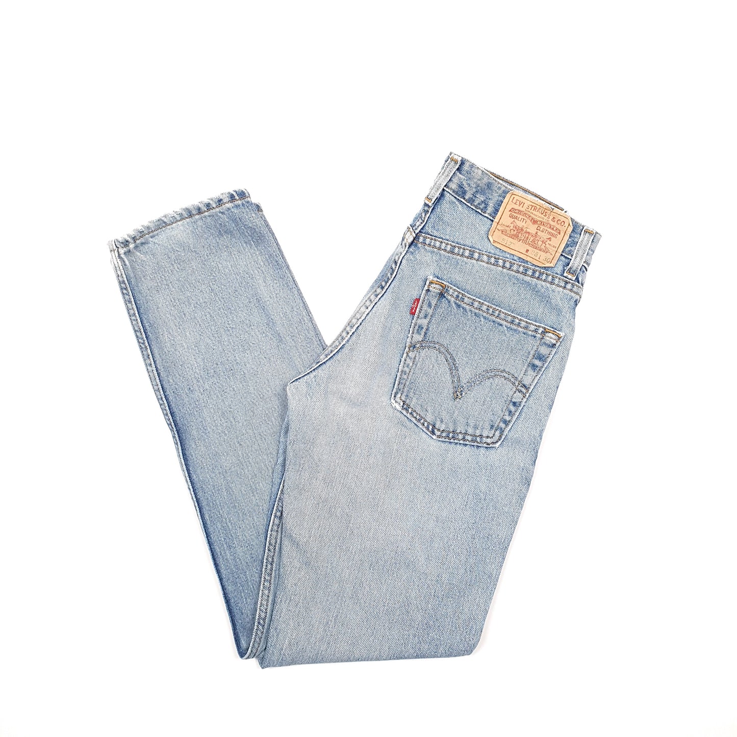 Levis 512 Slim Fit Jeans W28 L31 Blue