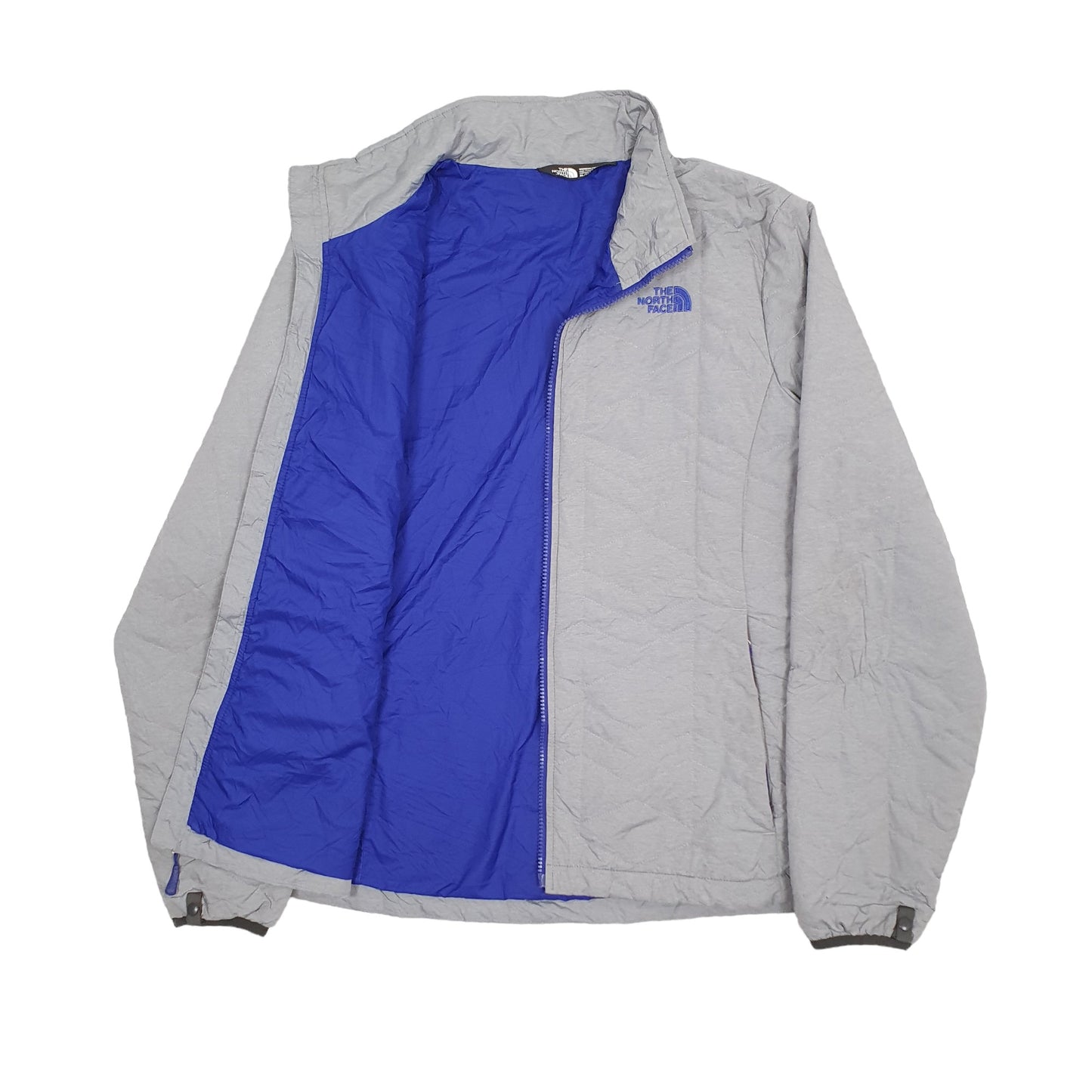 Womens Grey The North Face Padded Puffer Jacket Coat