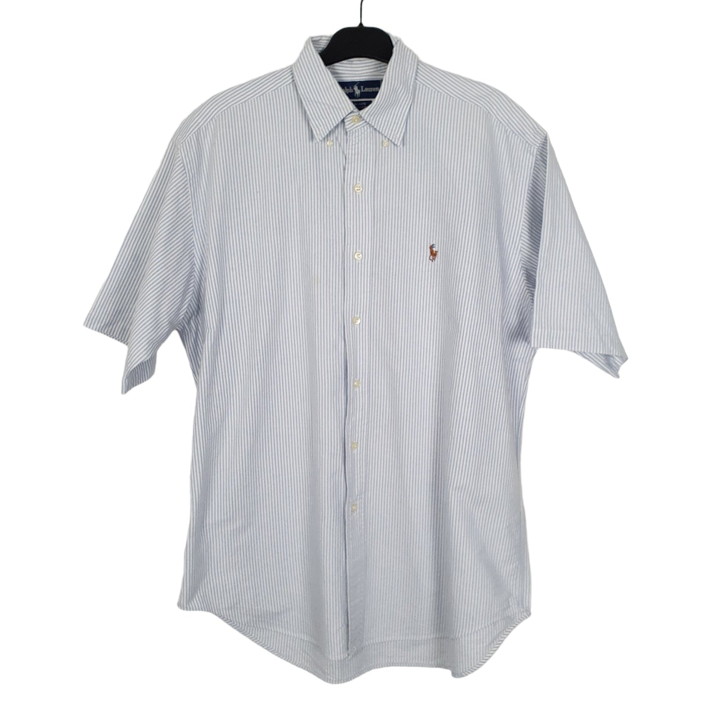 Ralph Lauren Short Sleeve Blaire Fit Striped Shirt Blue