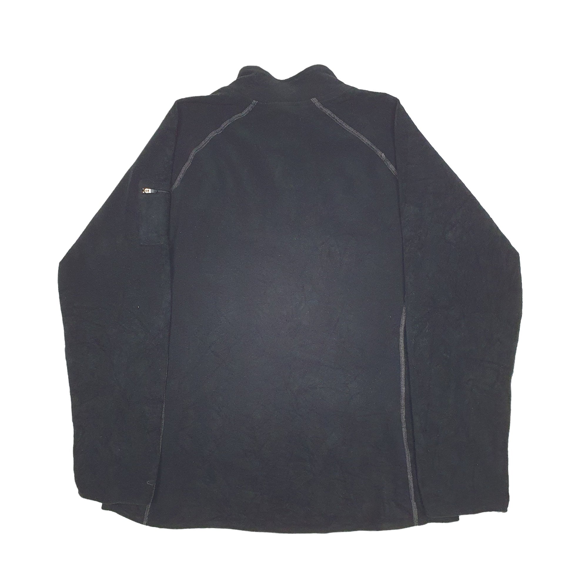 Womens Black Champion  Quarter Zip Jumper