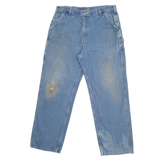 Mens Blue Carhartt  Carpenter Trousers