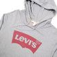 Levis Spellout Hoodie M Grey