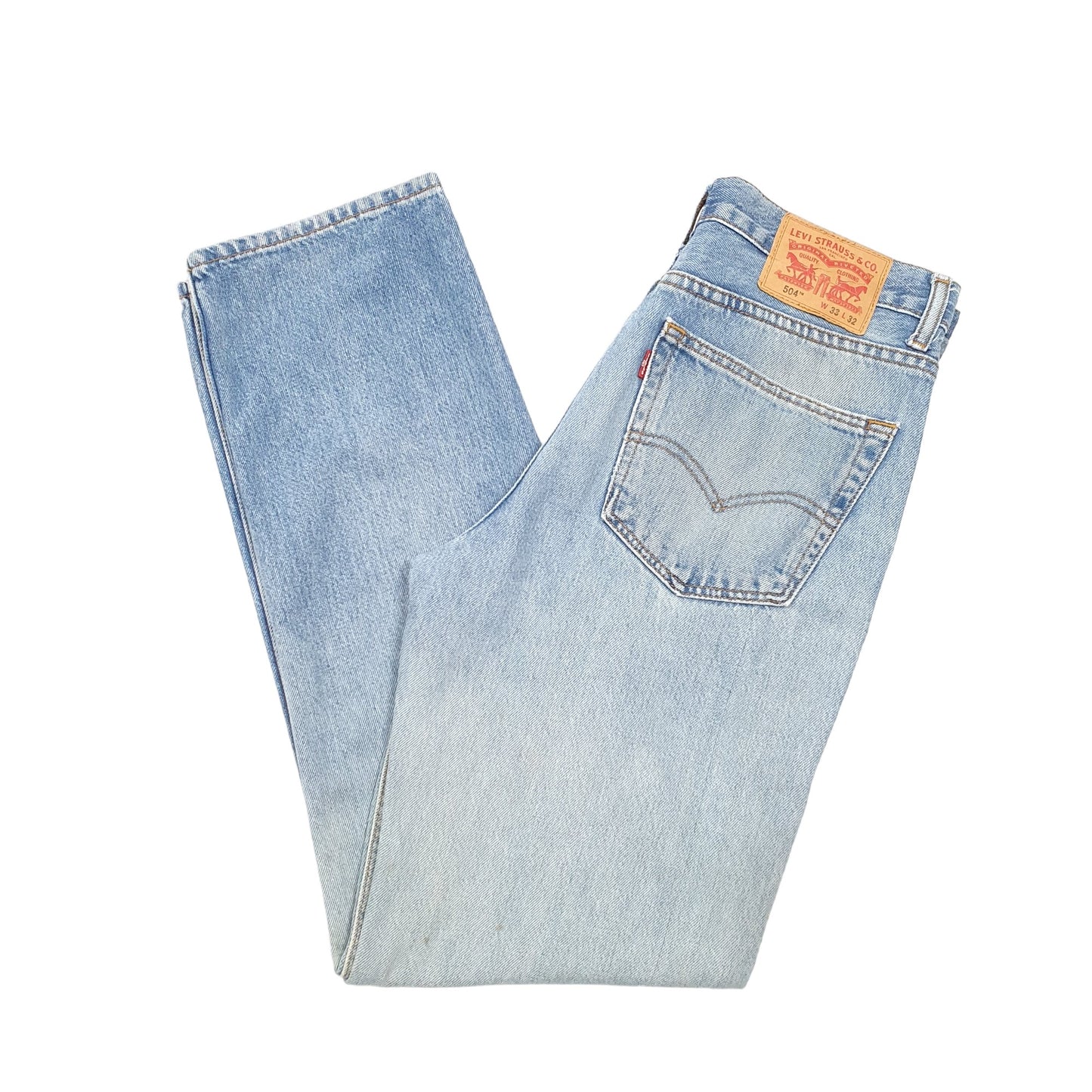 Mens Blue Levis  504 JeansW33 L32