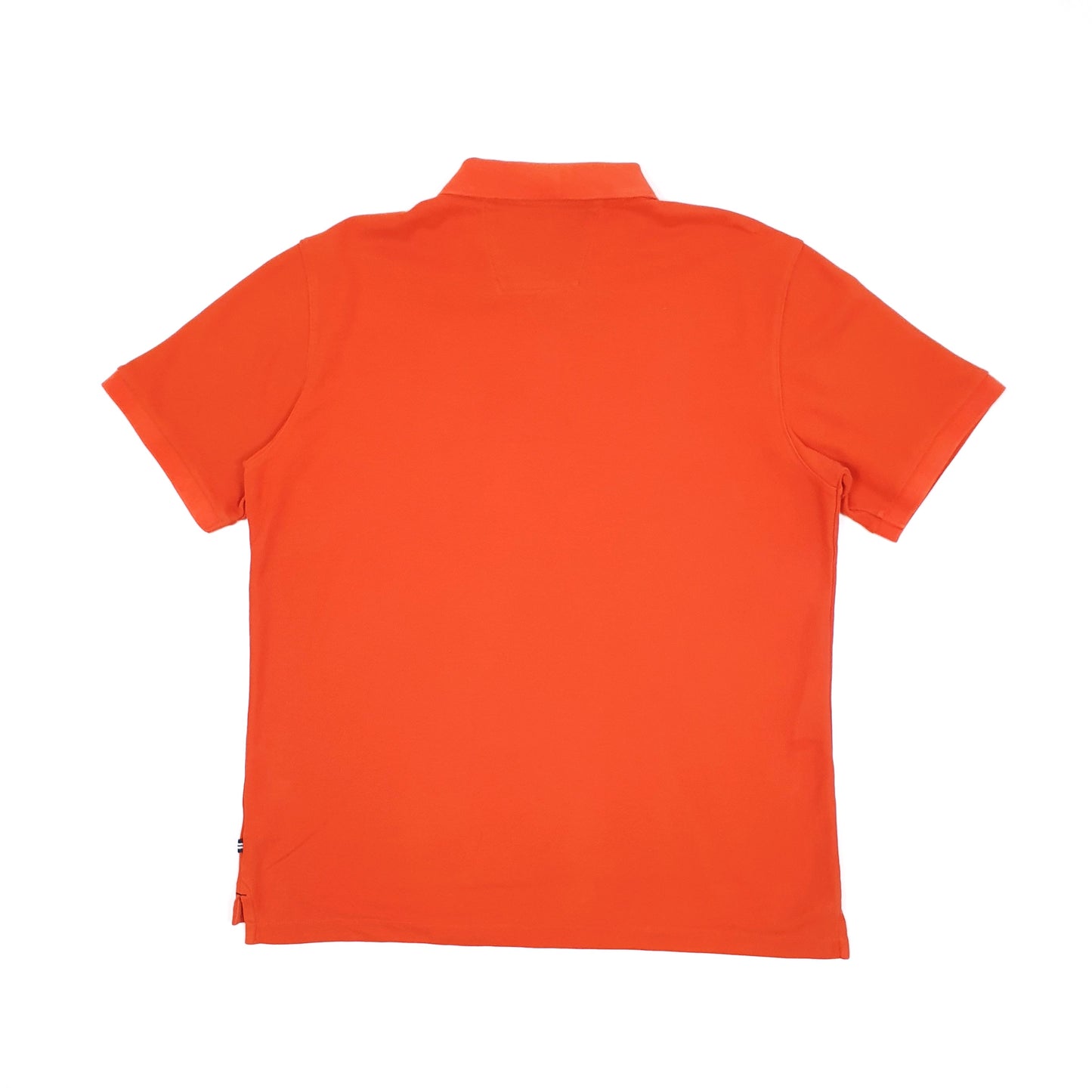 Nautica Performance Deck Shirt Short Sleeve Polo Shirt Orange