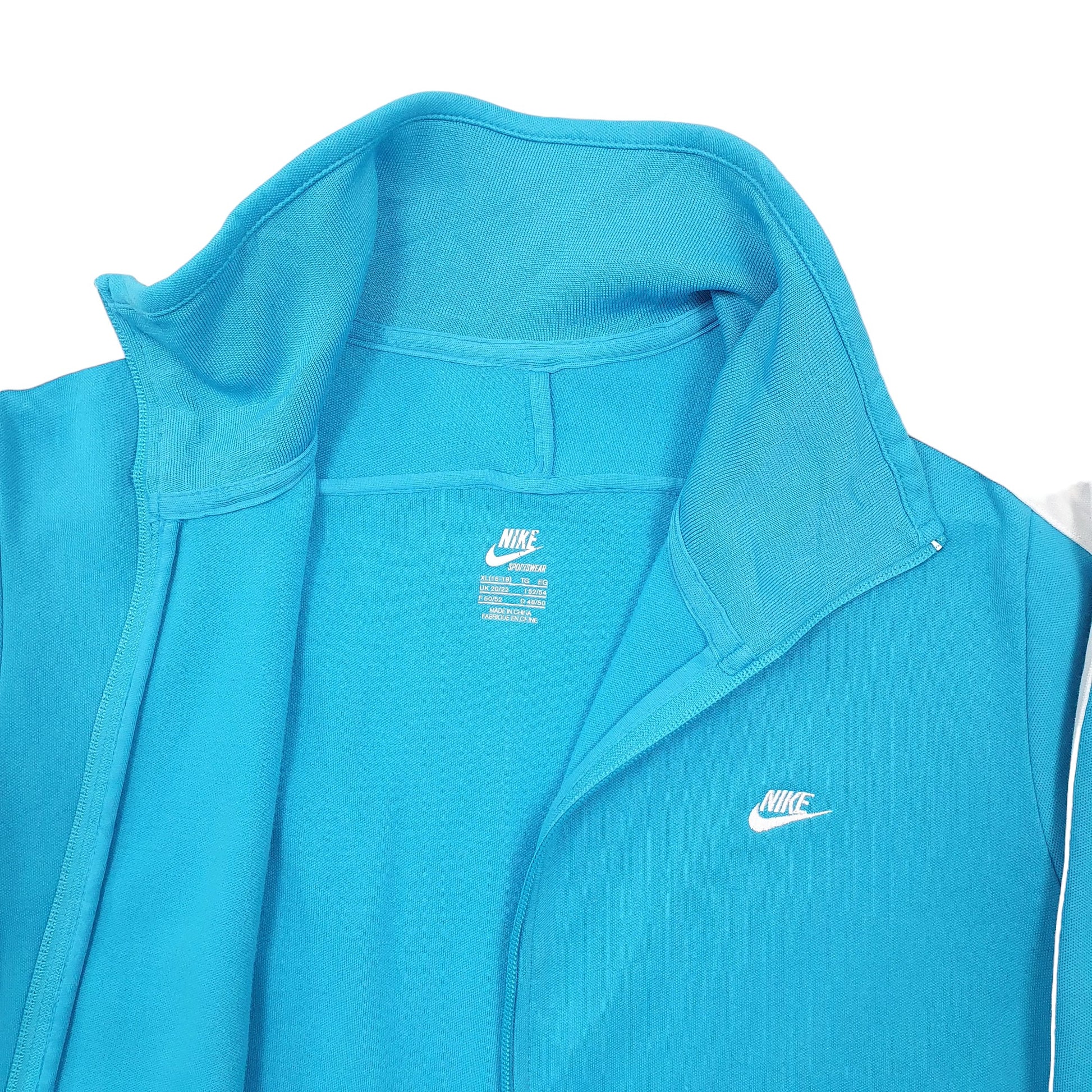 Womens Blue Nike  Full Zip Jumper