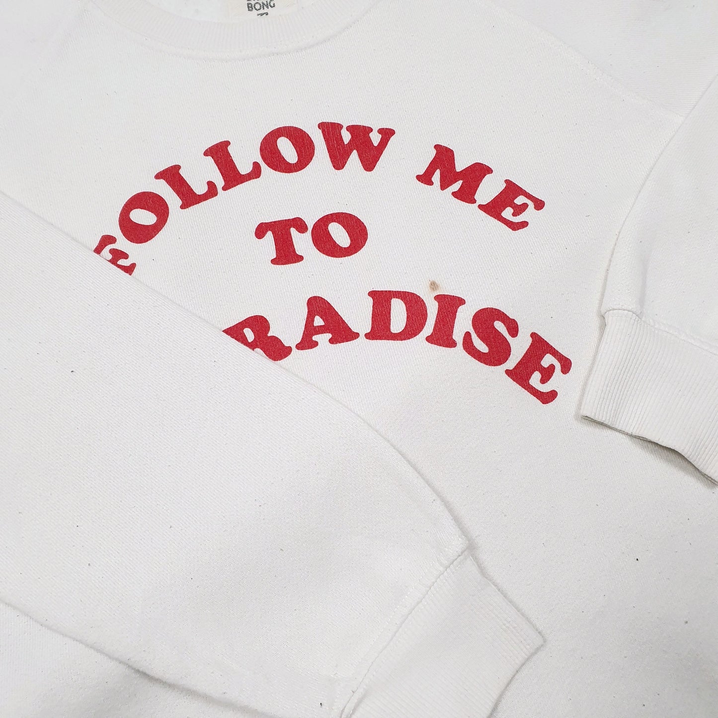 Womens White Billabong Paradise Surf Beach Crewneck Jumper