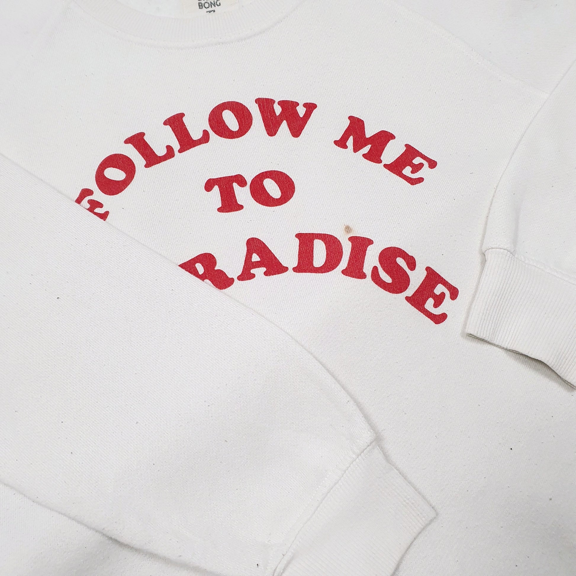 Womens White Billabong Paradise Surf Beach Crewneck Jumper