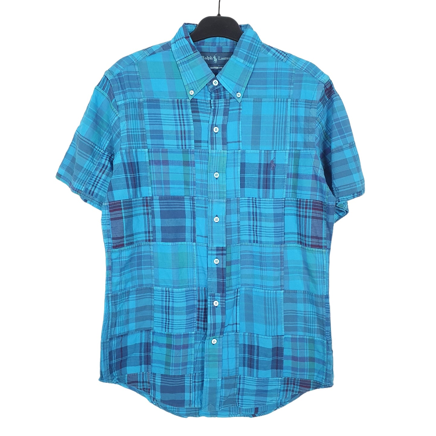 Ralph Lauren Short Sleeve Regular Fit Check Shirt Blue