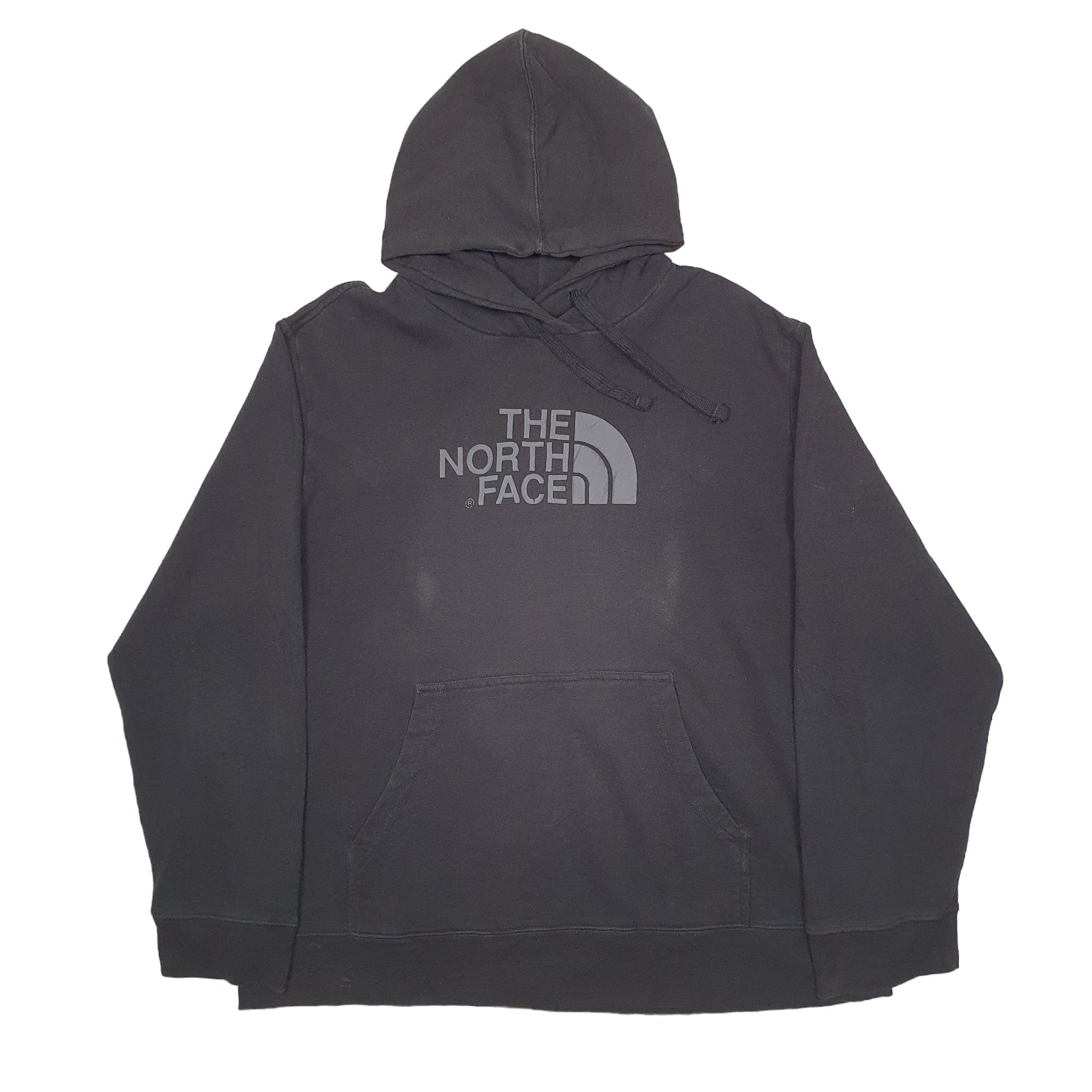 Mens Black The North Face Spellout Hoodie Jumper