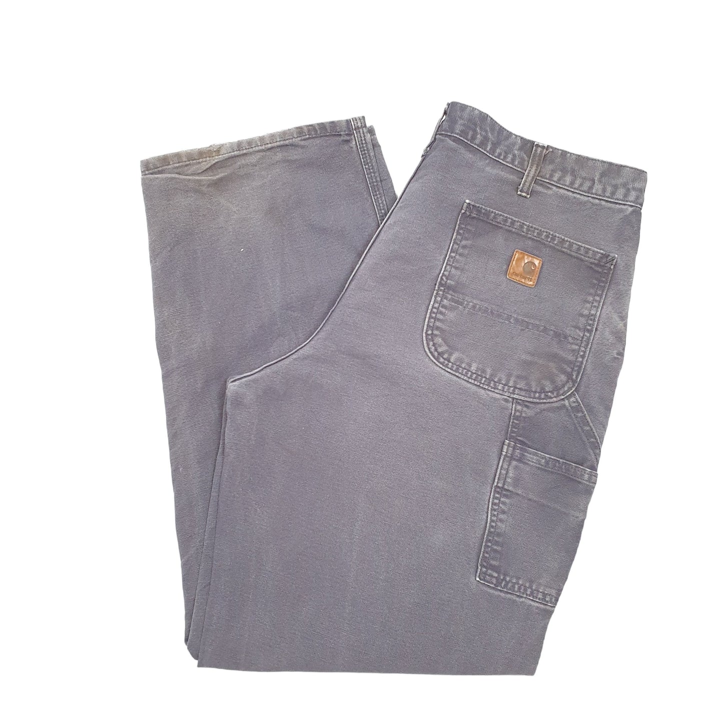 Mens Navy Carhartt Work Wear Carpenter Trousers