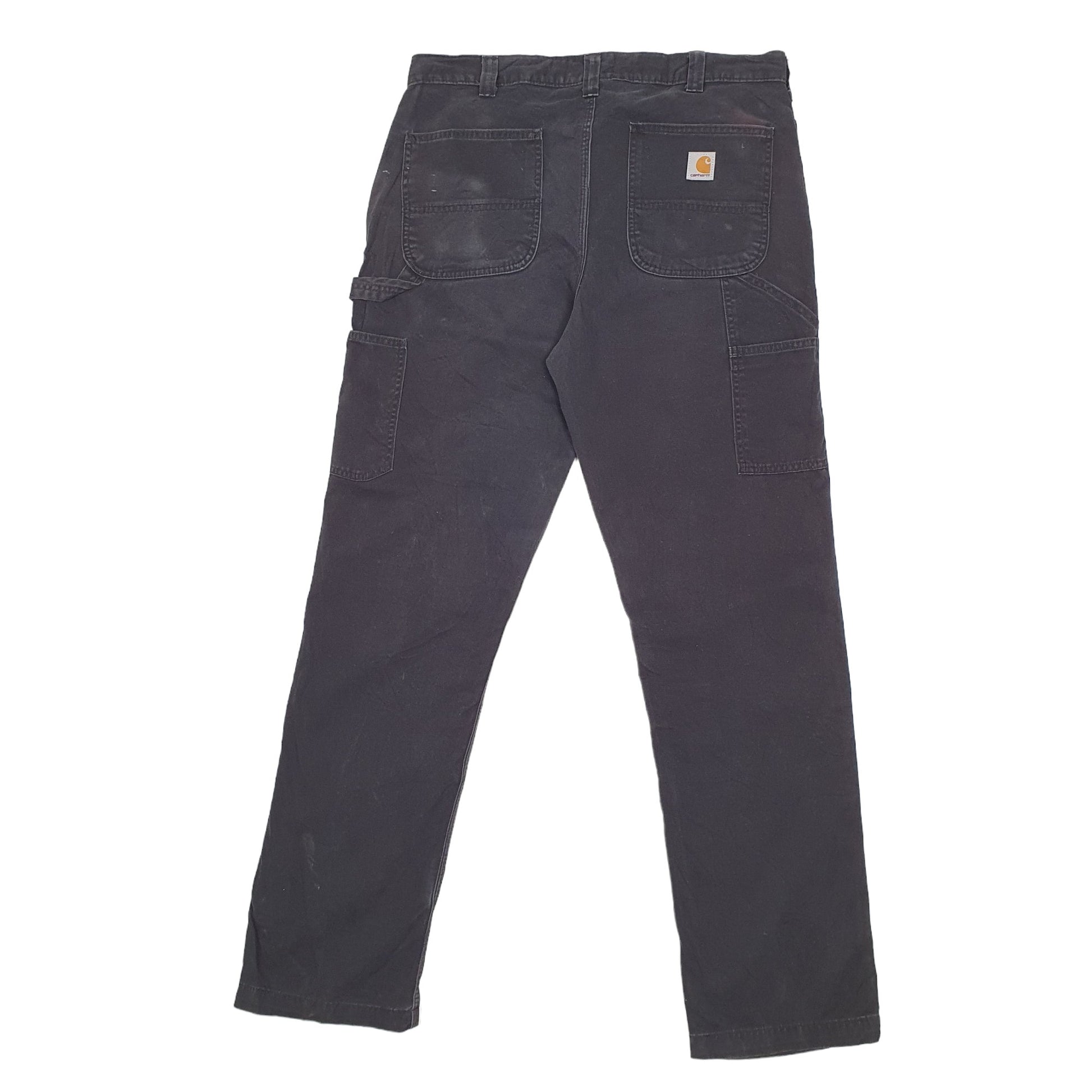 Mens Black Carhartt  Carpenter Trousers