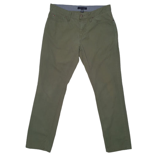 Mens Green Tommy Hilfiger  Chino Trousers