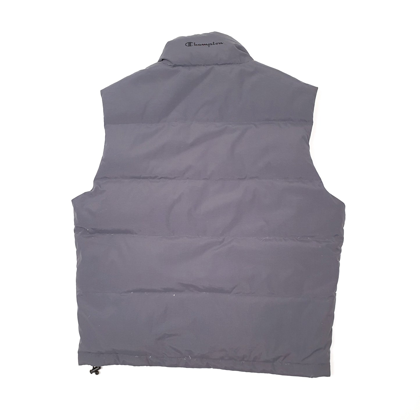 Mens Grey Champion Vintage 1990s Gilet  Coat