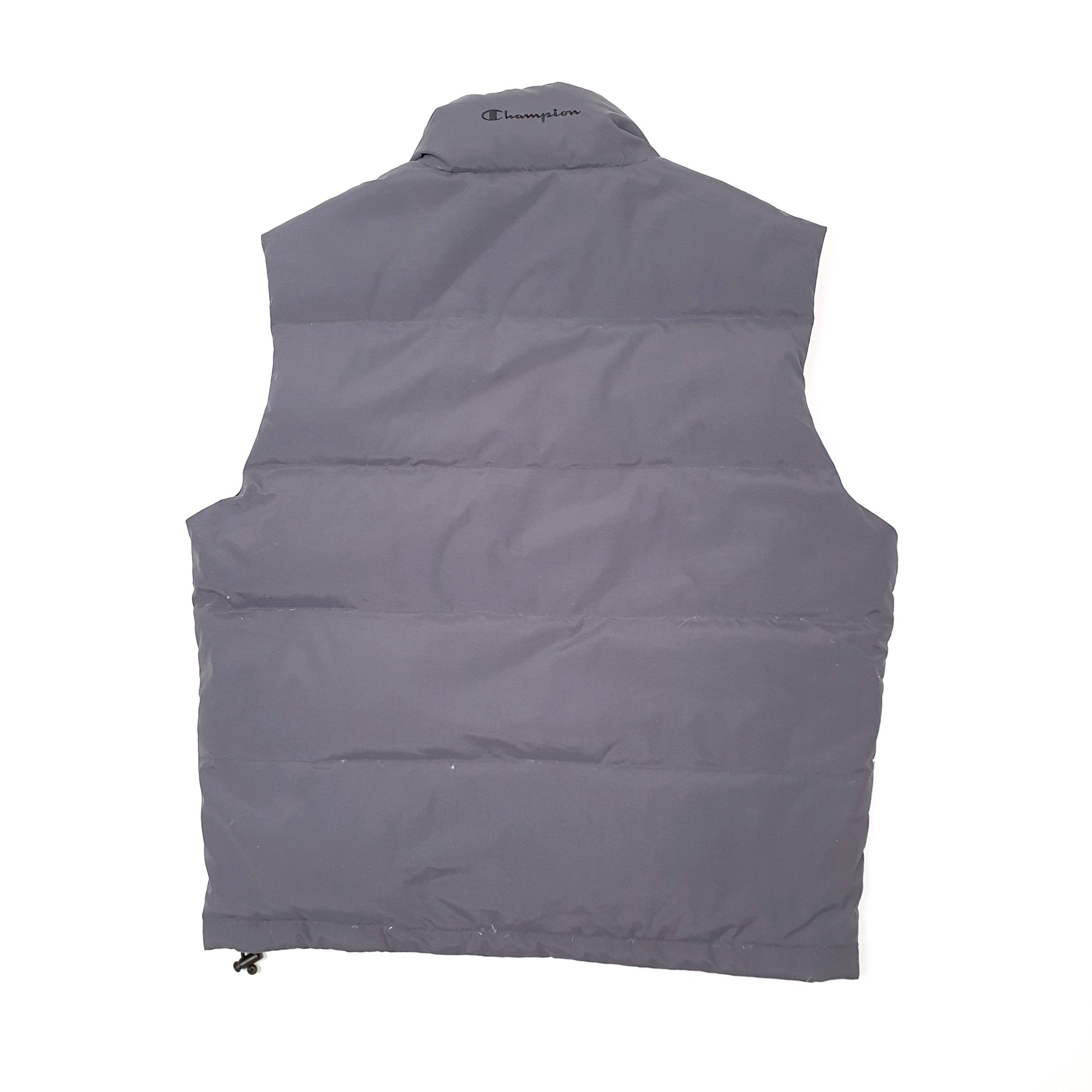 Mens Grey Champion Vintage 1990s Gilet  Coat