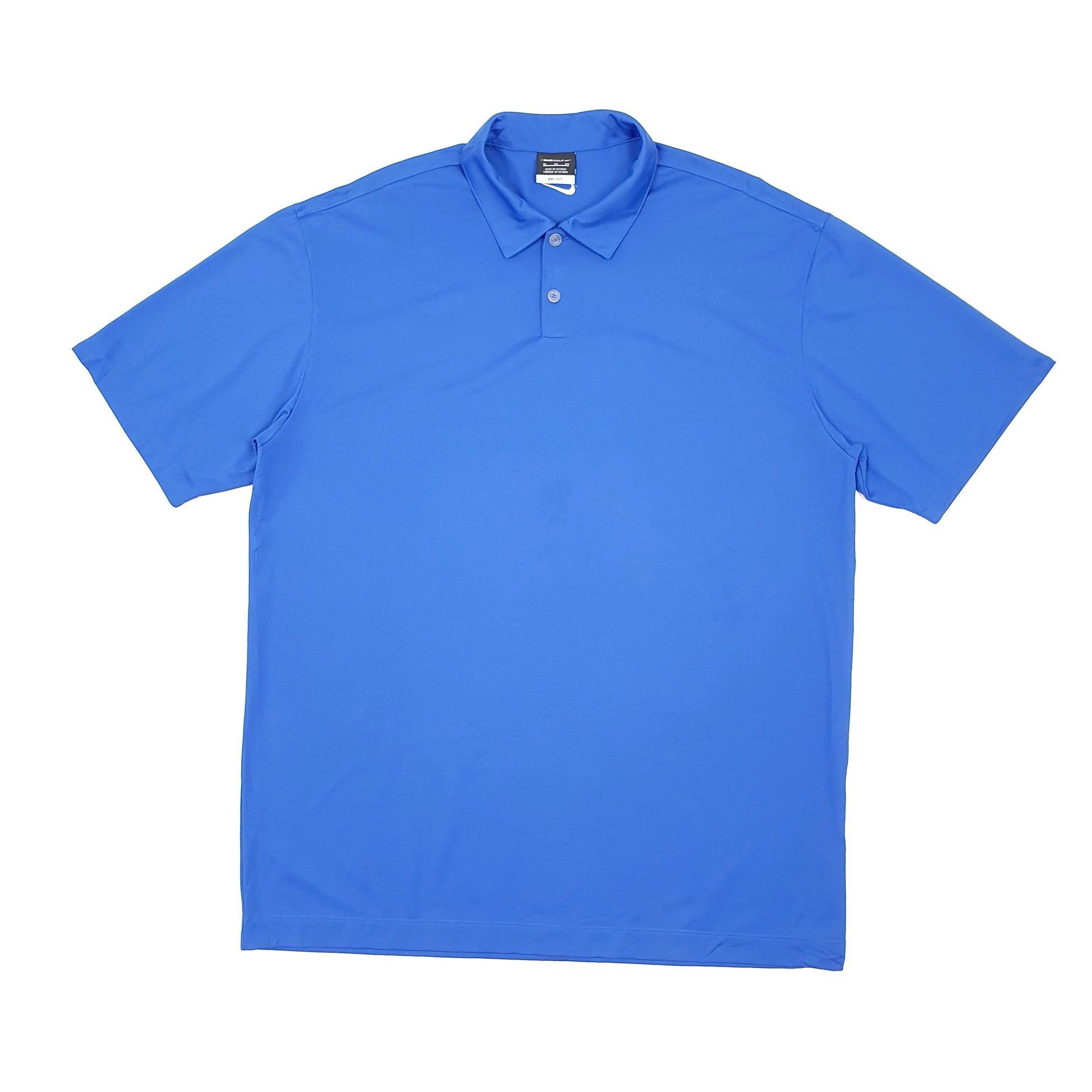 Nike Golf Dri Fit Short Sleeve Polyester Polo Shirt Blue