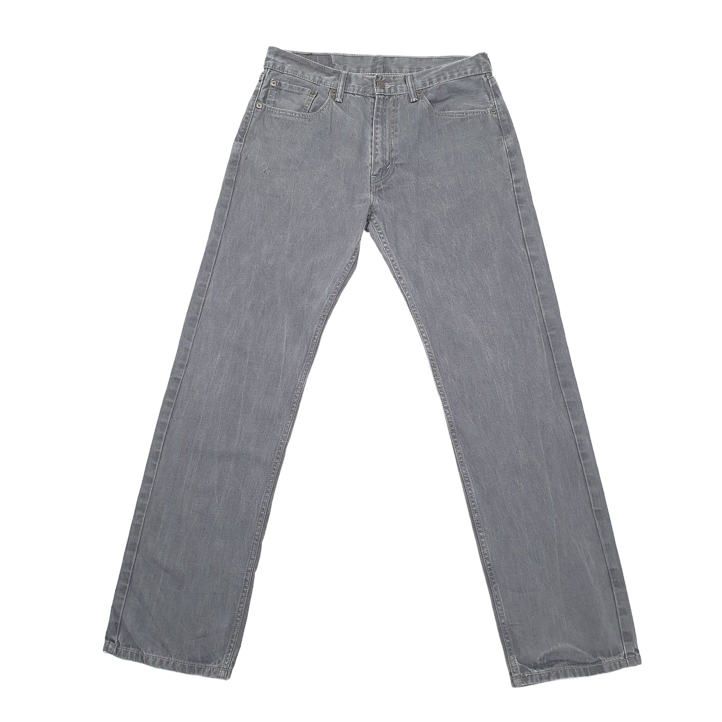 Levis Casual Straight Fit Jeans W33 L32 Black