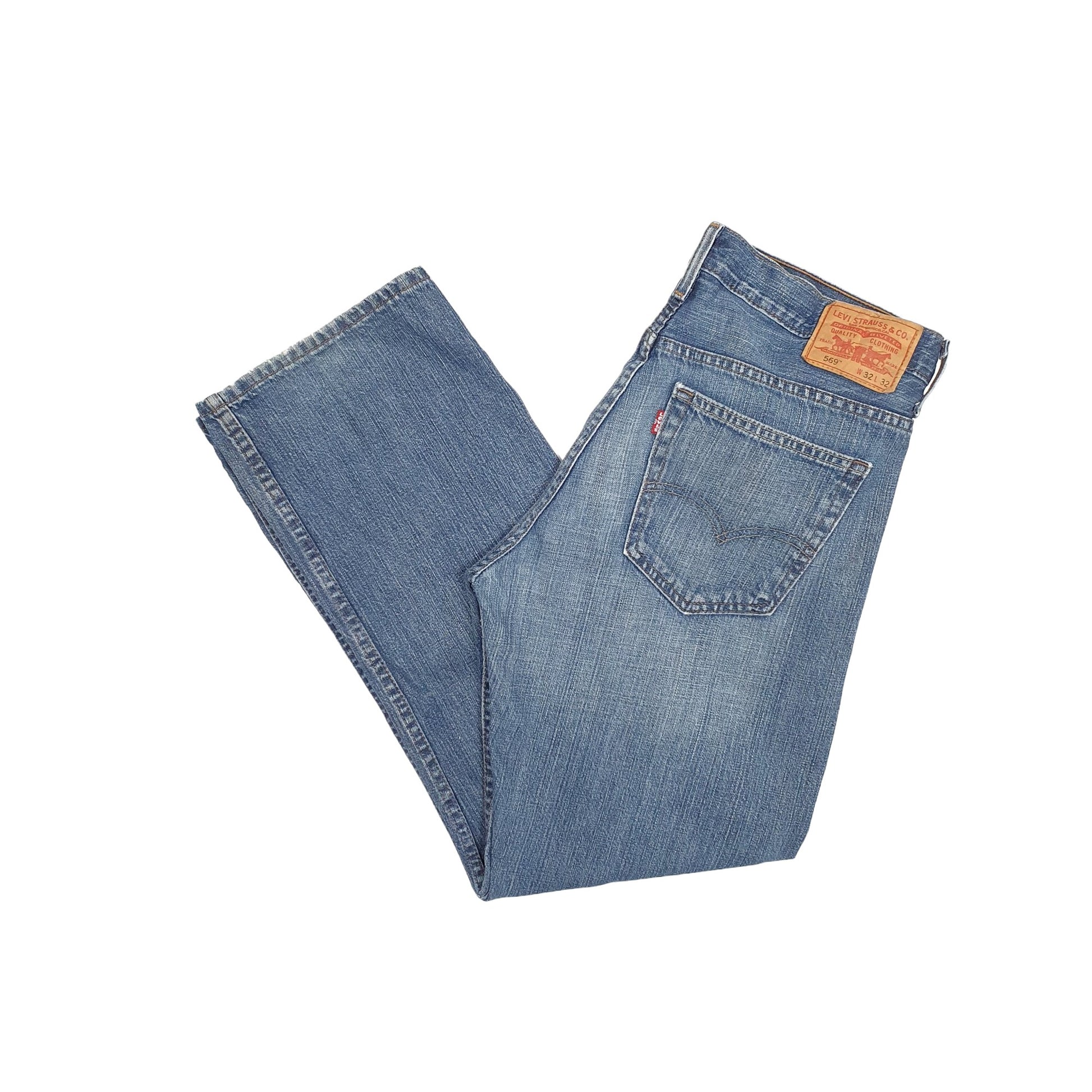 Levis 569 Loose Fit Jeans W34 L30 Blue