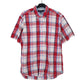 Tommy Hilfiger Short Sleeve Regular Fit Check Shirt Red