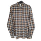 H&M Flannel Shacket Long Sleeve Regular Fit Check Shirt Tan