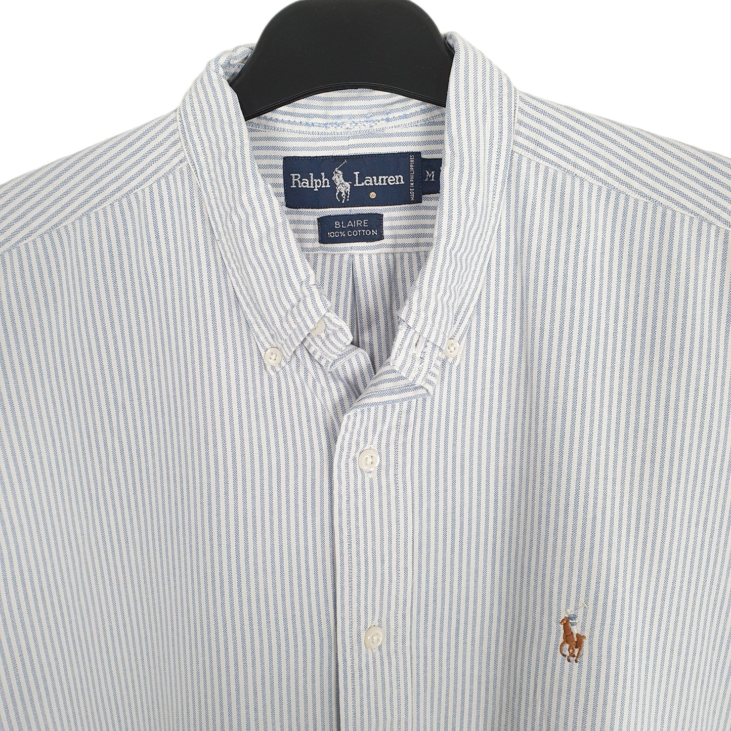 Ralph Lauren Long Sleeve Blaire Fit Striped Shirt White