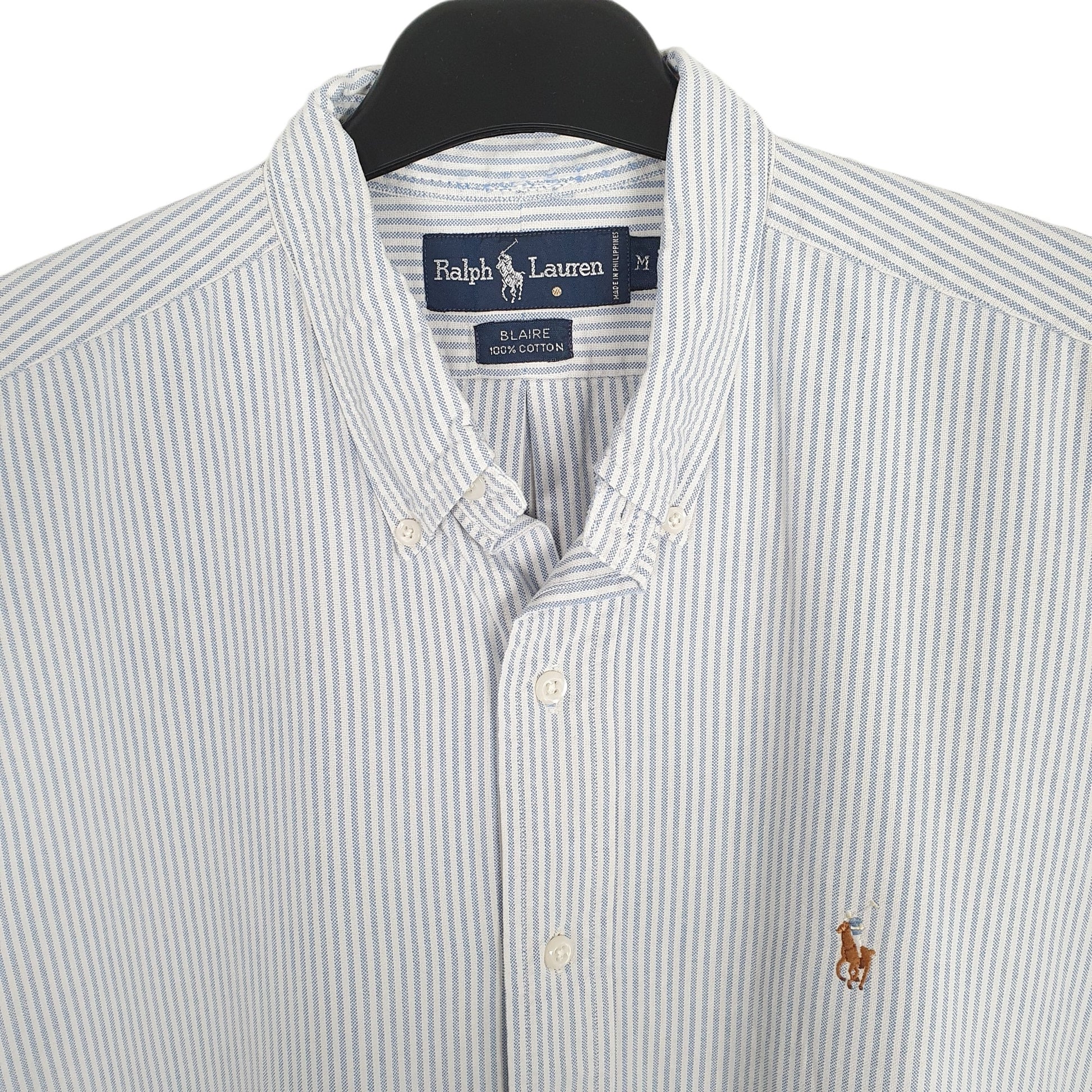 Ralph Lauren Long Sleeve Blaire Fit Striped Shirt White