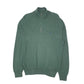 Mens Green Polo Ralph Lauren Pima Quarter Zip Jumper