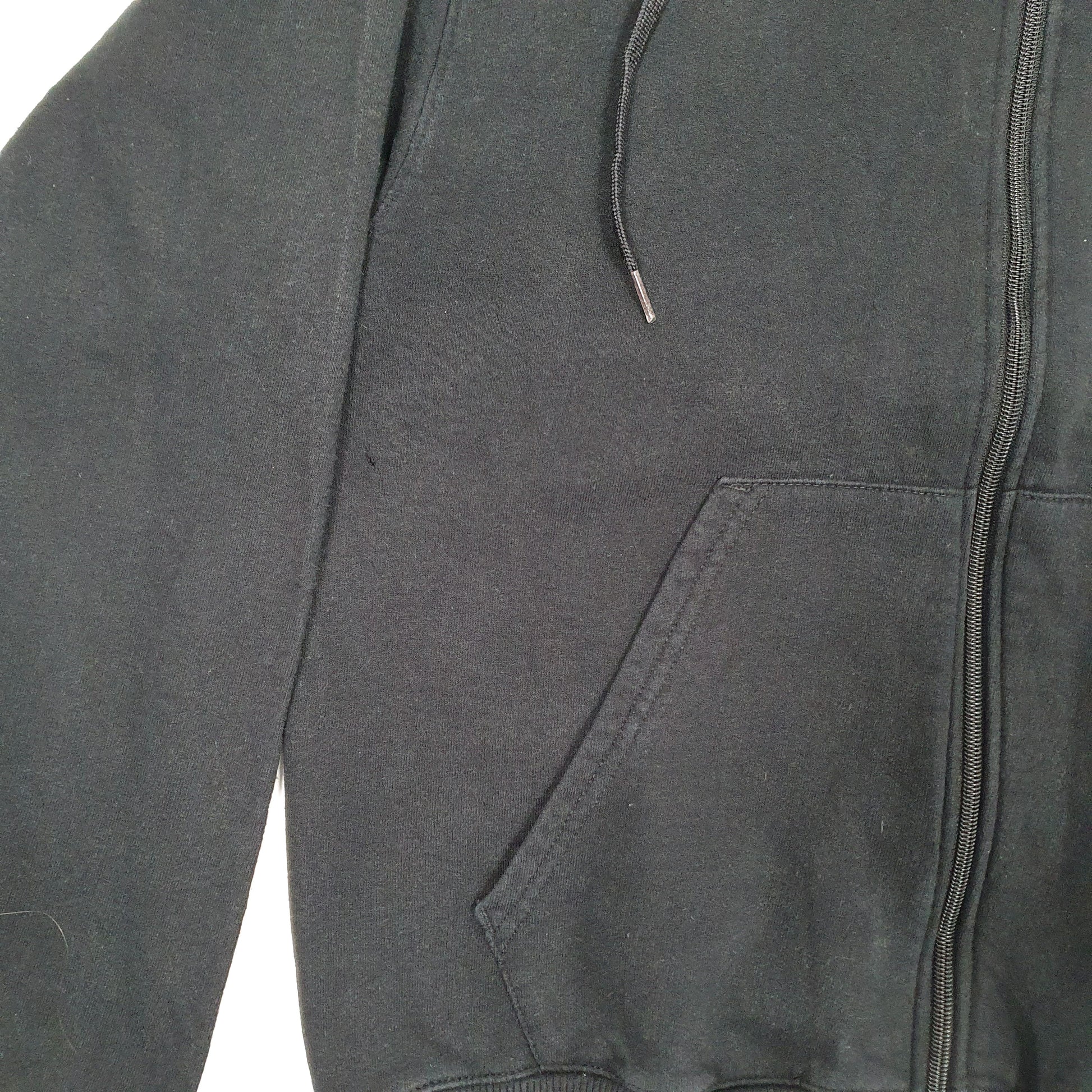Mens Black Champion  Full Zip Jumper