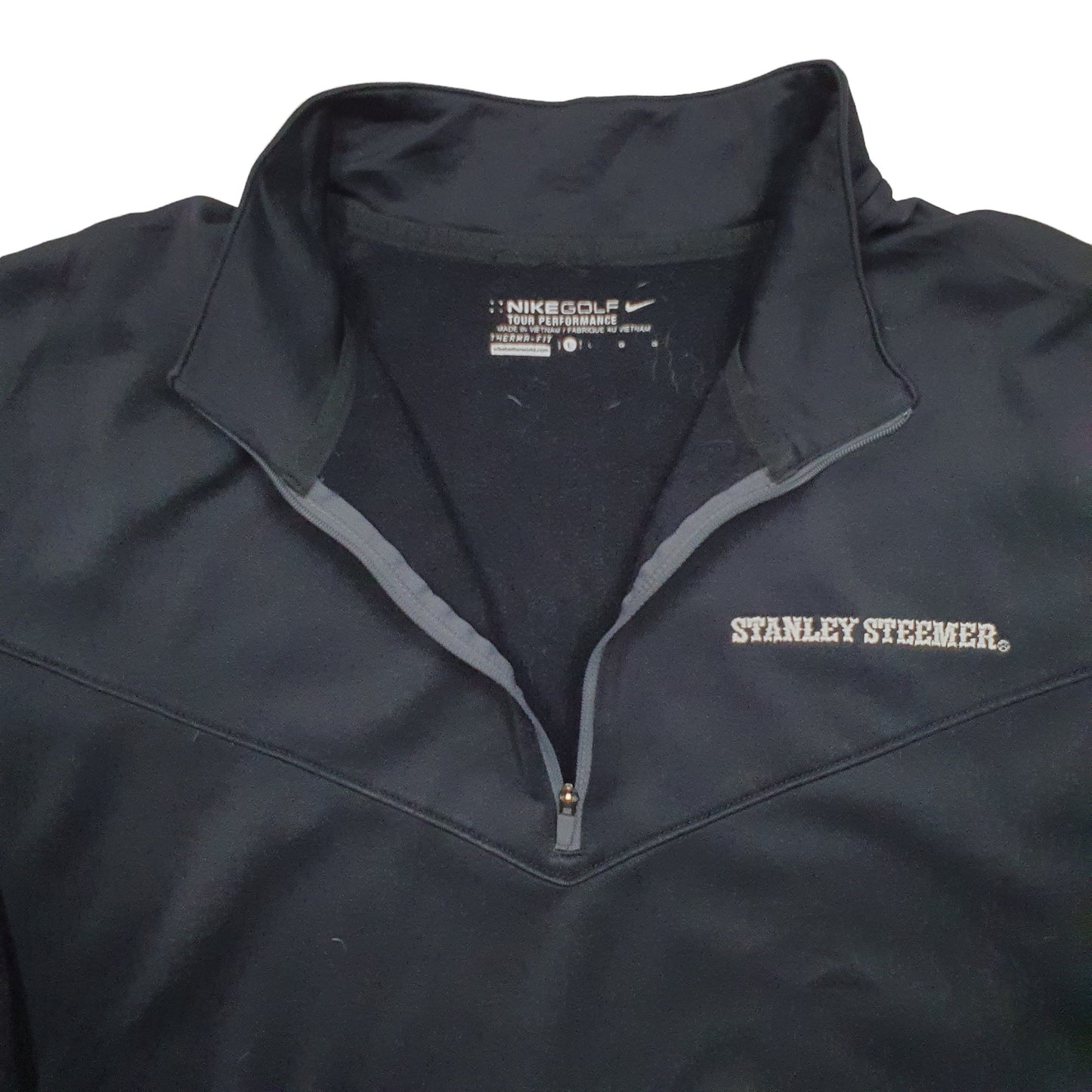 Mens Black Nike Golf Quarter Zip Jumper
