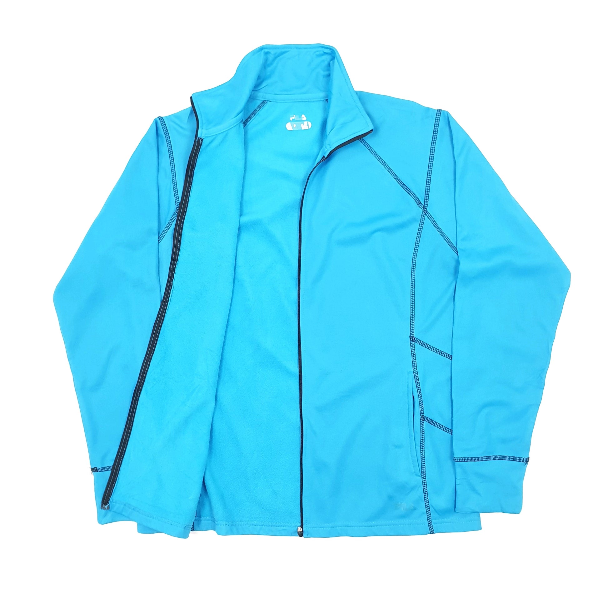 Womens Blue Fila Active Full Zip Jumper