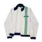 Womens White Adidas Vintage Windbreaker Track Top Full Zip Jumper