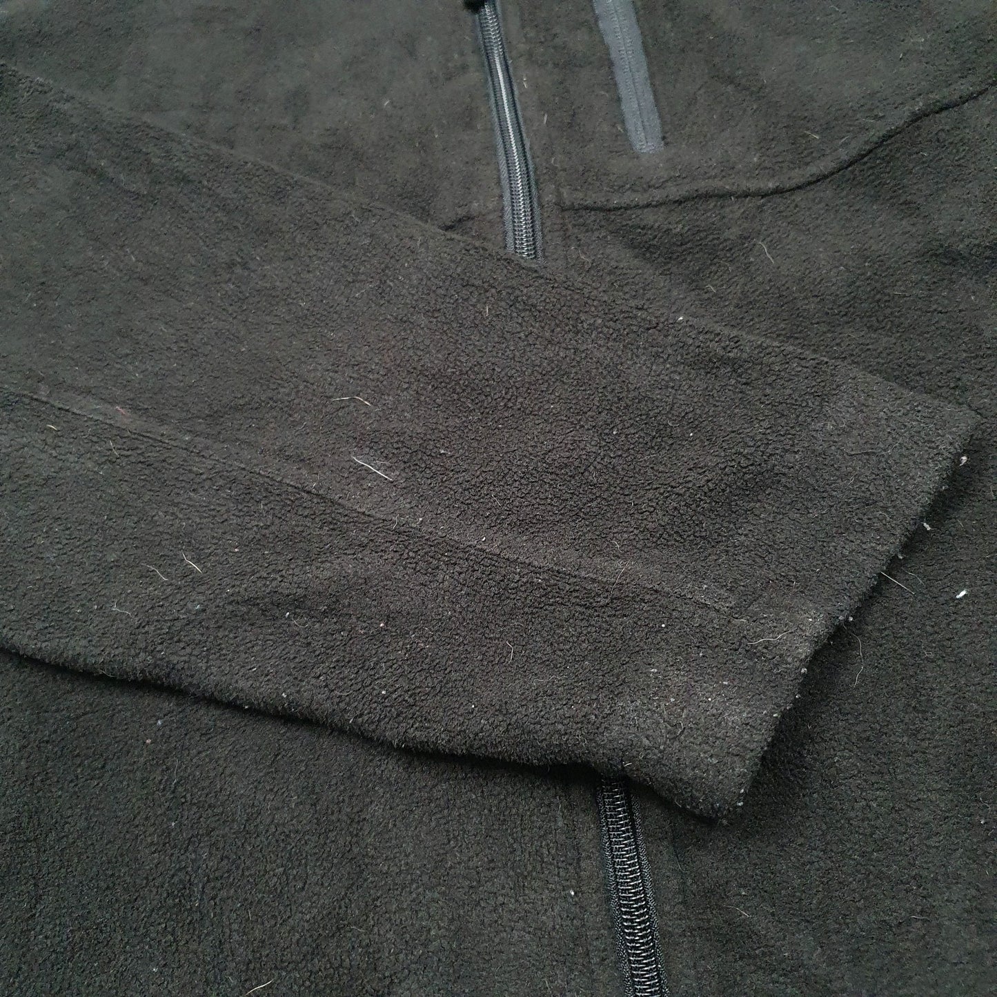 Mens Black Champion  Full Zip Jumper