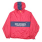 Mens Red Tommy Hilfiger Athletics Spellout Anorak Lightweight  Coat