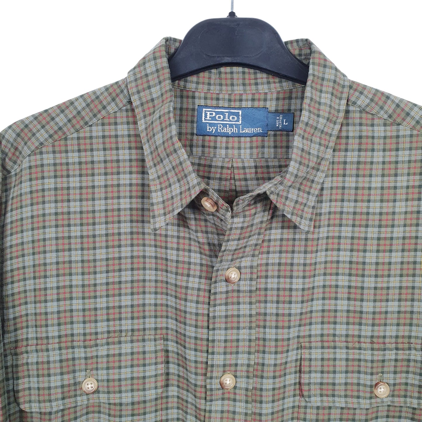 Mens Green Ralph Lauren  Long Sleeve Shirt