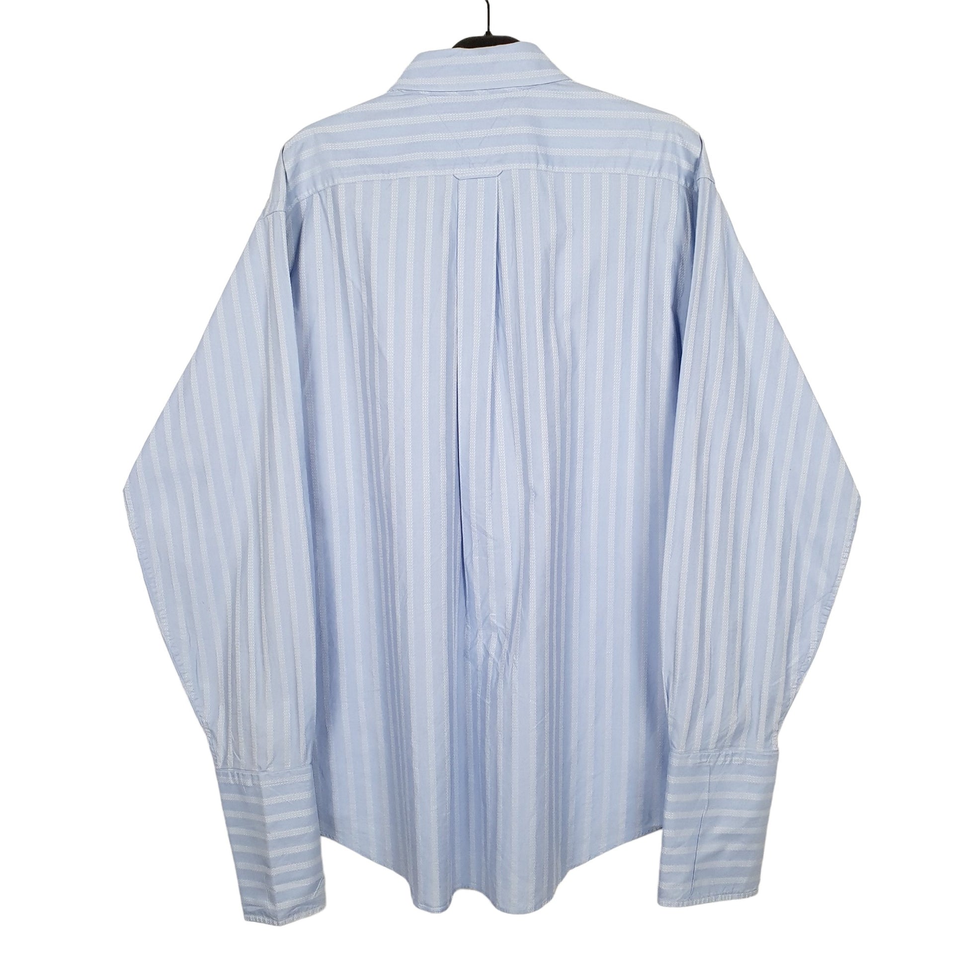 Tommy Hilfiger Long Sleeve Regular Fit Pinstripe Shirt Blue