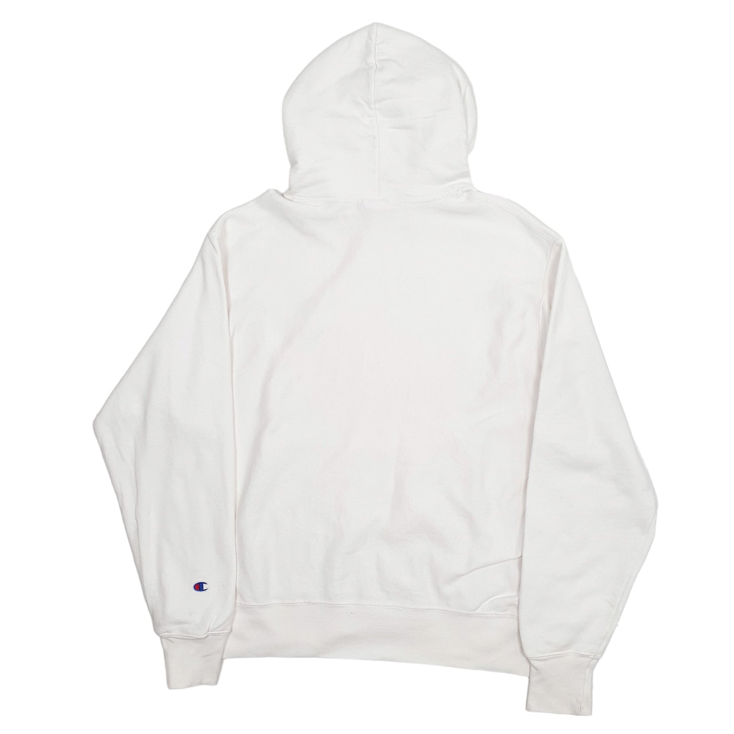 Mens White Champion  Hoodie Jumper
