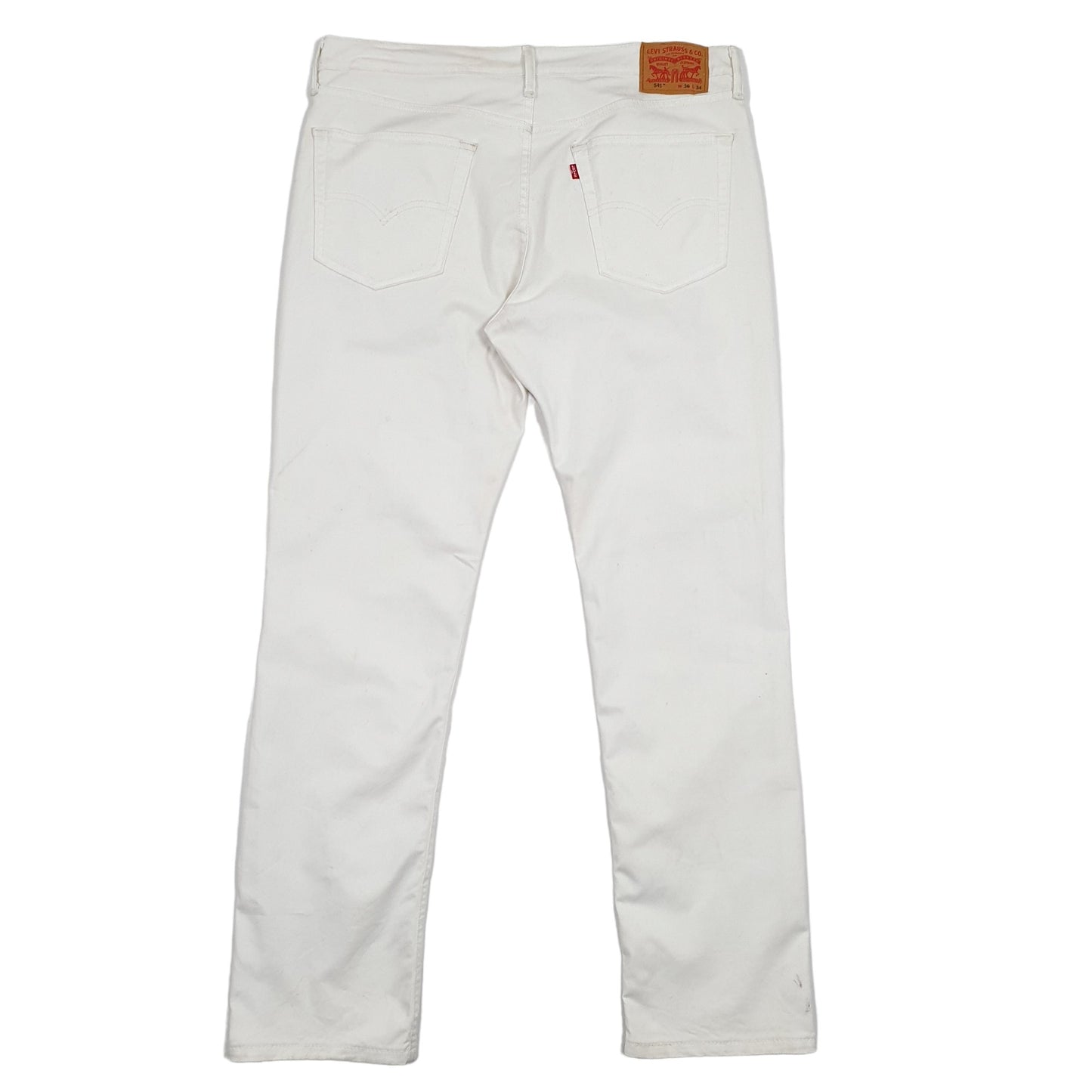 Levis 541 Tapered Fit Jeans W38 L32 White