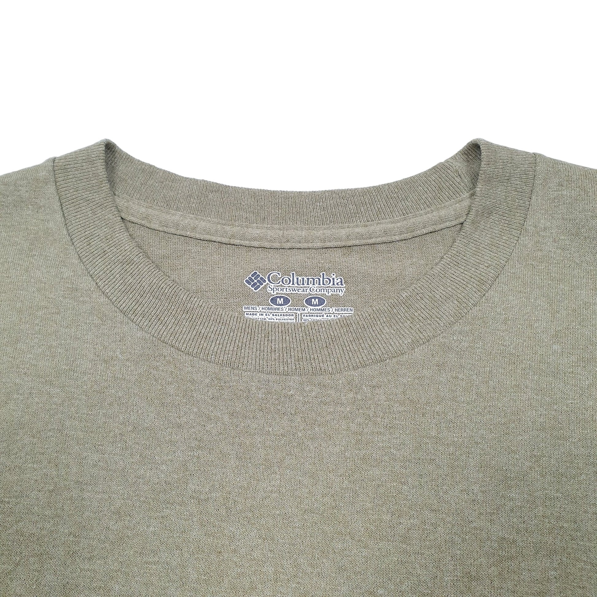 Mens Khaki Columbia Sportswear Performance Hunting Gear PHG Short Sleeve T Shirt