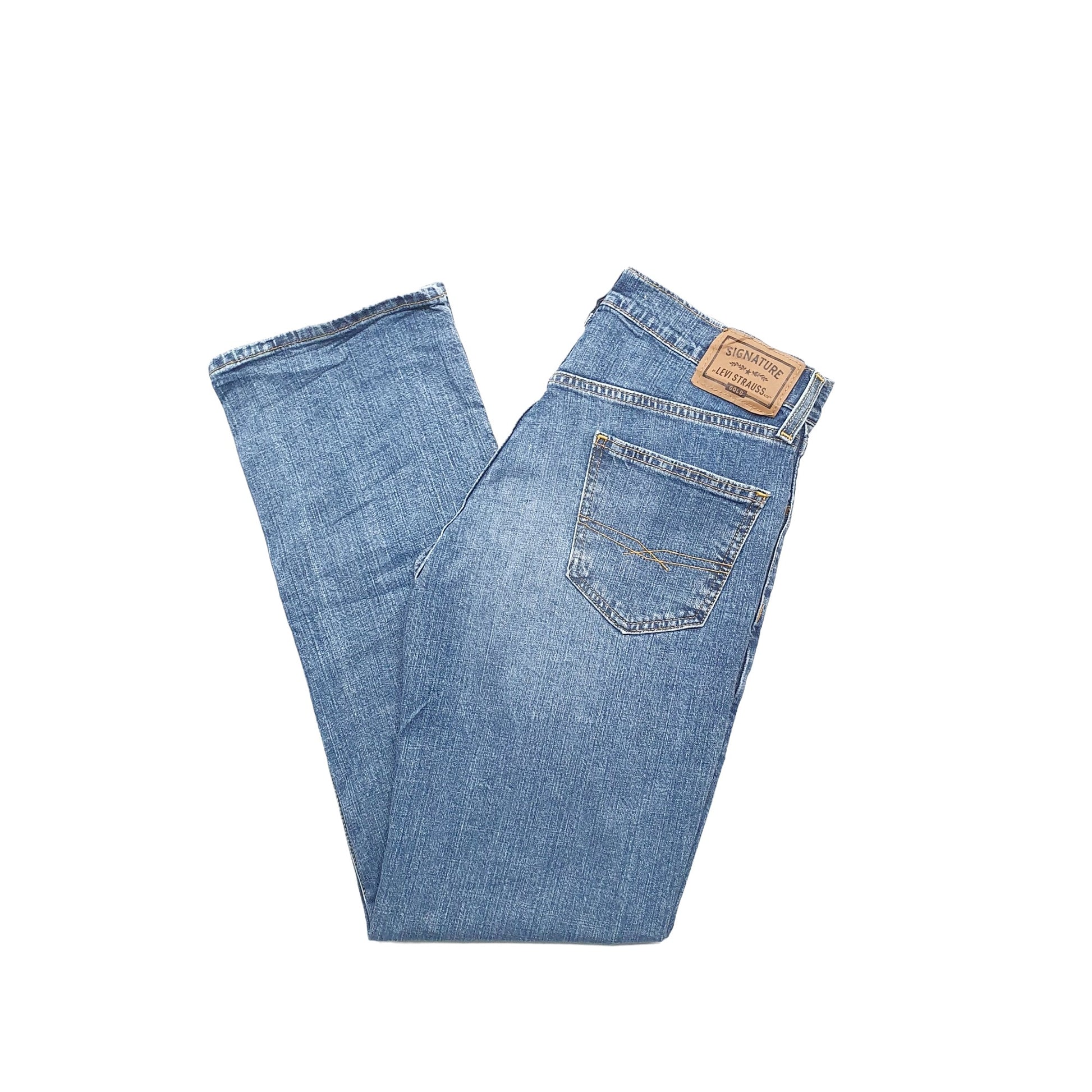 Levis Signature Regular Fit Jeans W32 L32 Blue