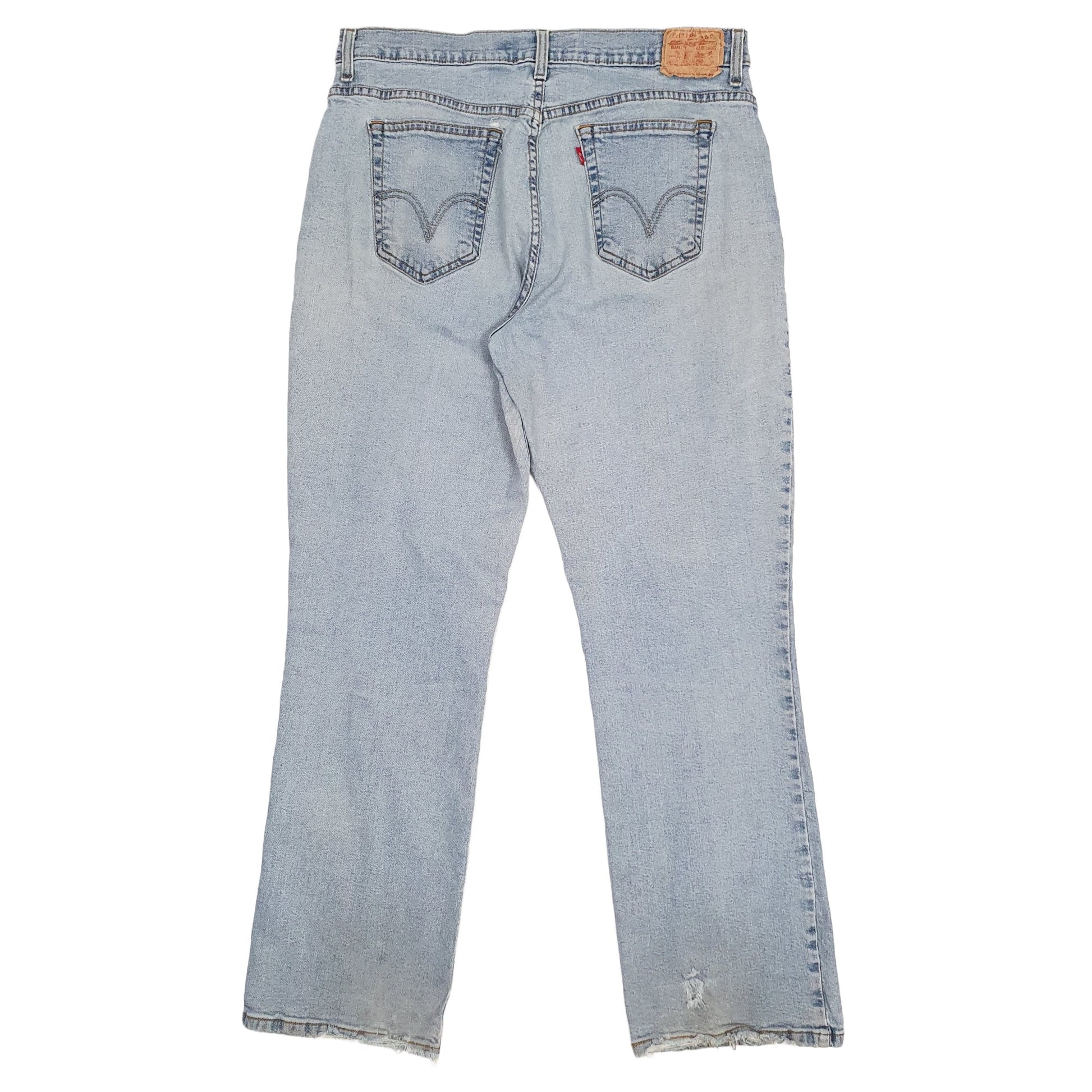 Levis 550 Relaxed Fit 1990s Stretch Bootcut Jeans UK18 Blue