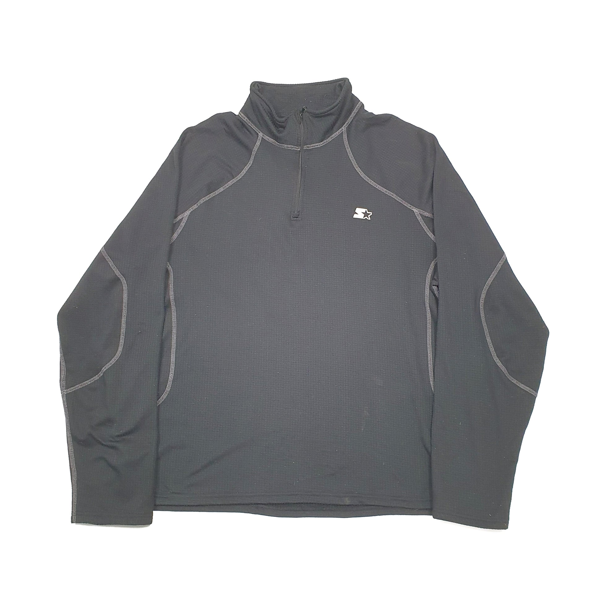 Starter Quarter Zip Fleece XL Black