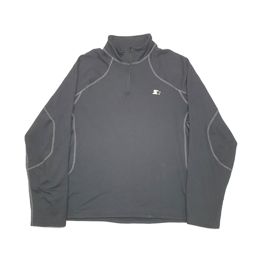 Starter Quarter Zip Fleece XL Black