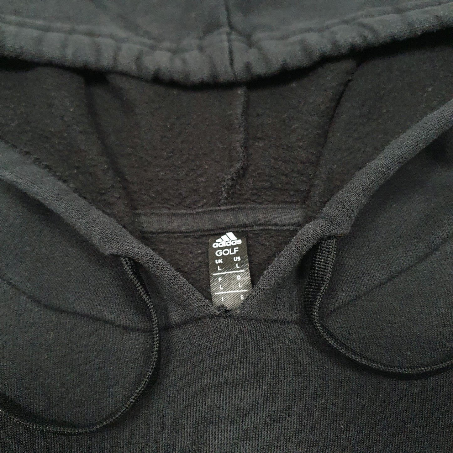 Mens Black Adidas Golf Hoodie Jumper