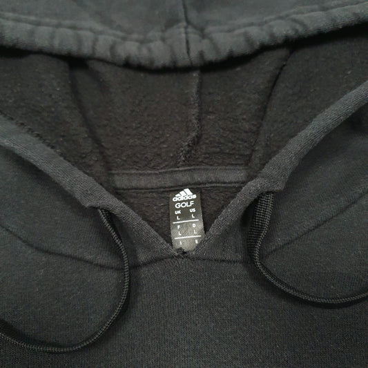 Mens Black Adidas Golf Hoodie Jumper