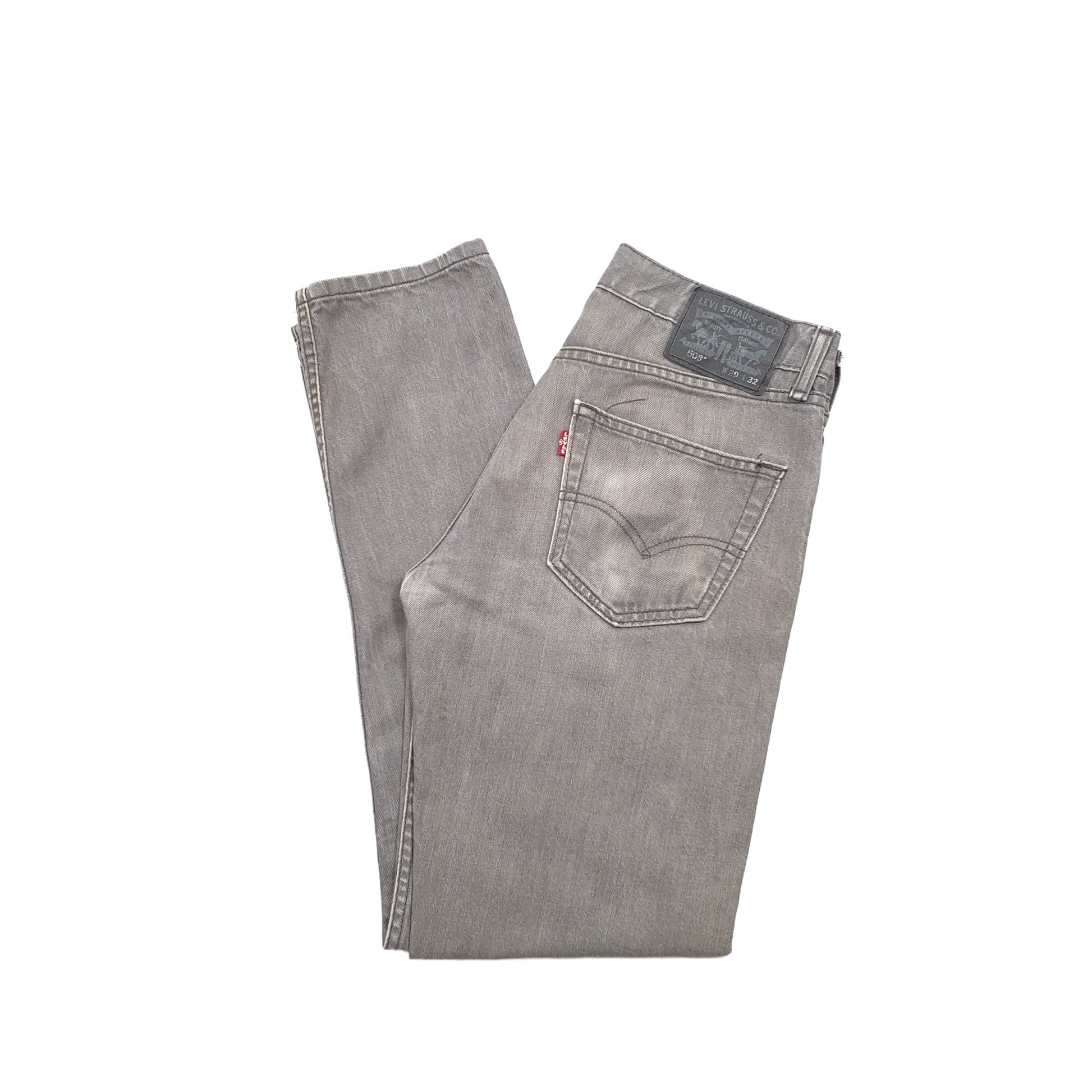 Levis 508 Tapered Fit Jeans W29 L30 Grey