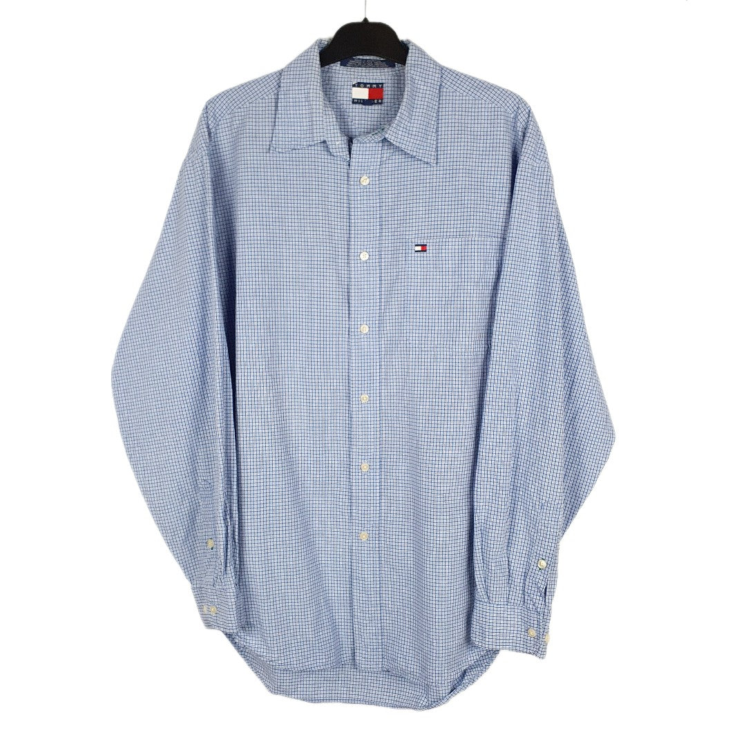 Blue Tommy Hilfiger Long Sleeve Shirt
