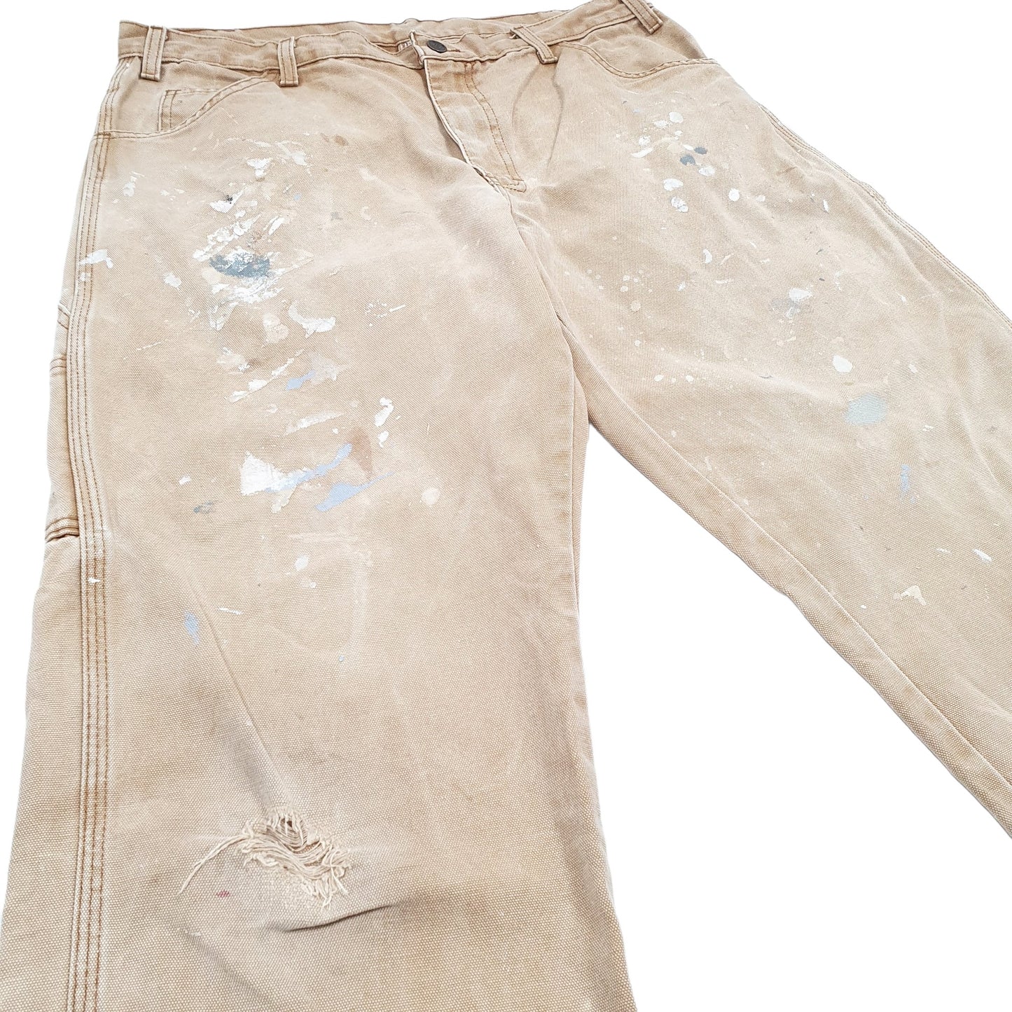 Mens Dickies Beige Carpenter Trousers W36 L31 Beige